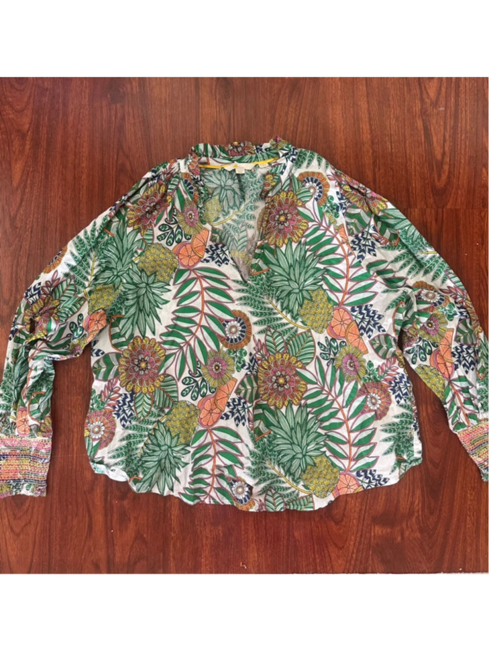 Women's Size 20 Boden Tropical Print Blouse - Picture 3 of 7